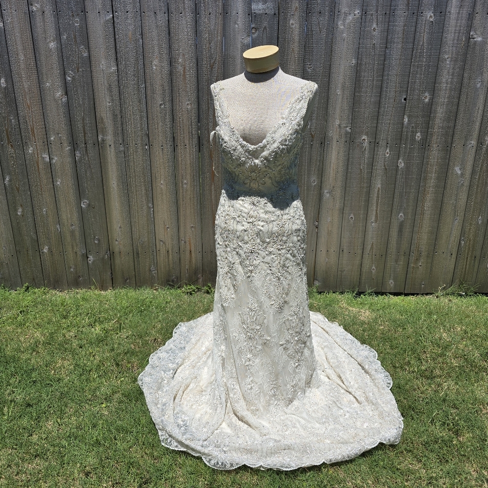 2014 Martina Liana ML 527CI Champagne Size 8 Sample Wedding Dress With Tags Need